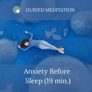anxiety before sleep